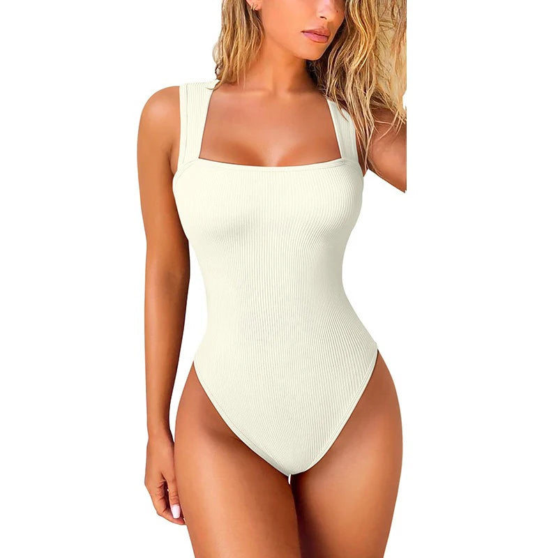 Débardeur sans manches gainant pour ventre plat – body intégral