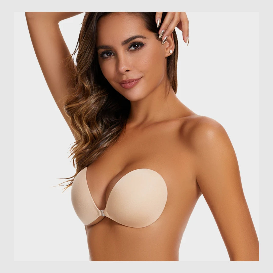 VelvaLift™-Soutien-gorge push-up invisible adhésif à fermeture frontale