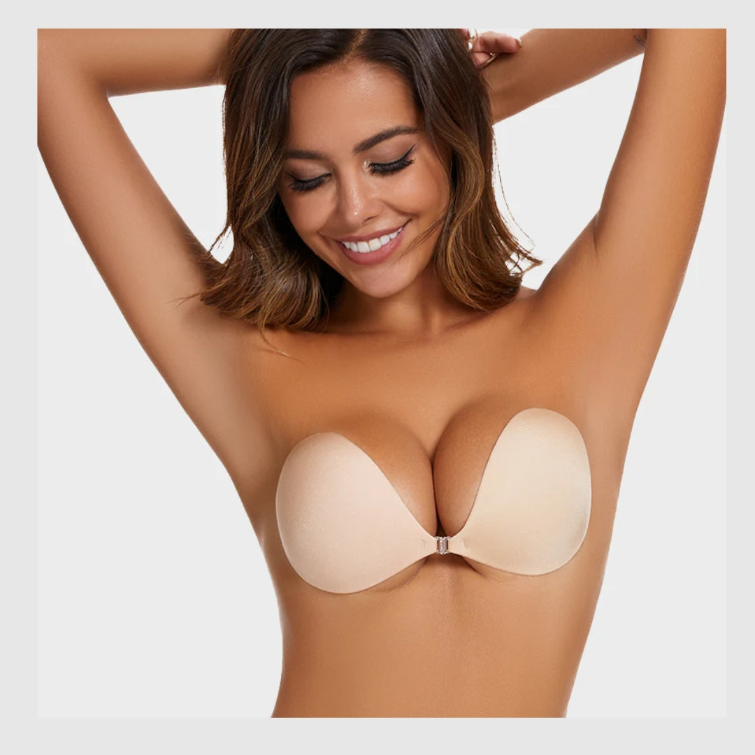 VelvaLift™-Soutien-gorge push-up invisible adhésif à fermeture frontale