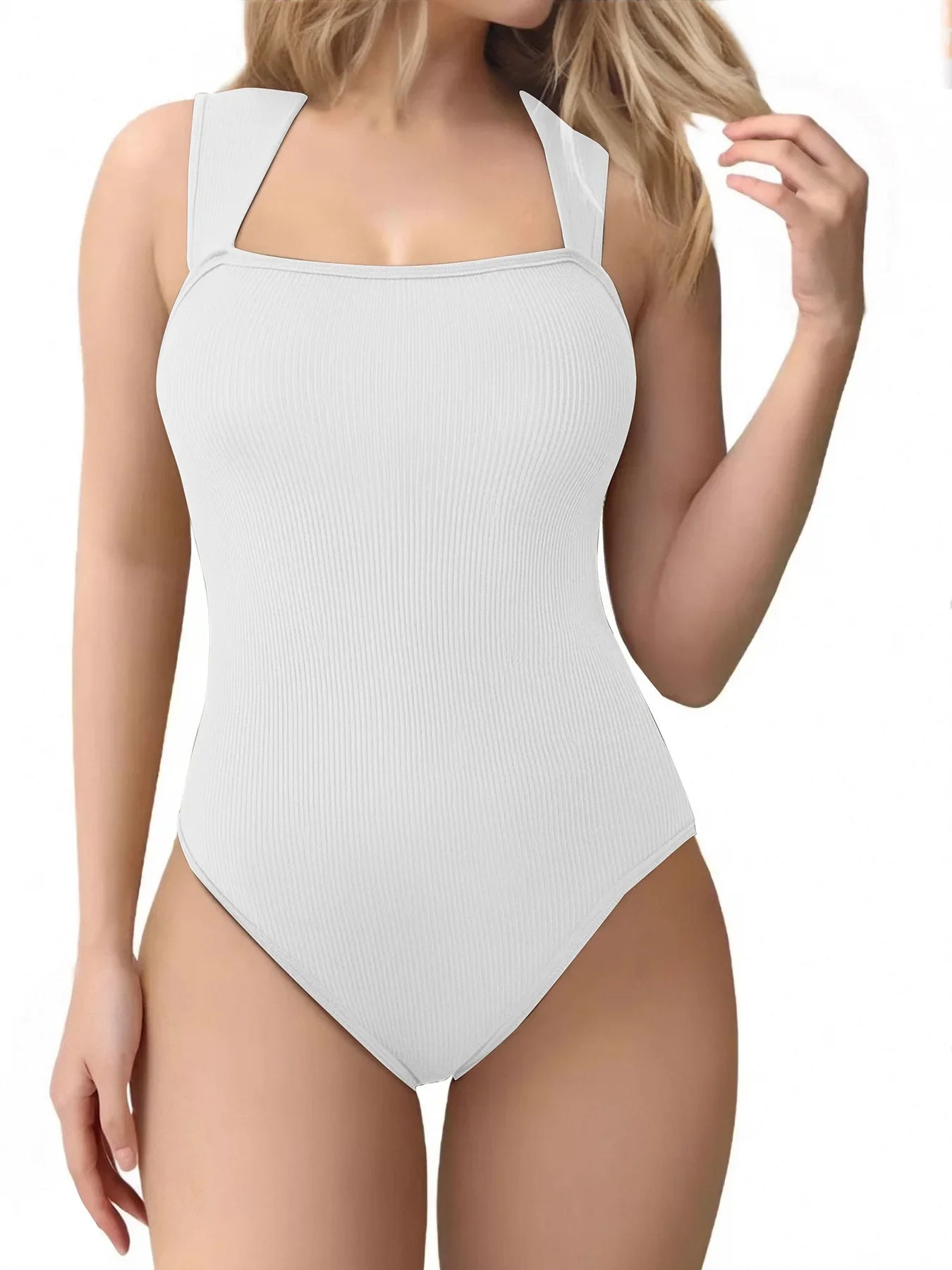 Débardeur sans manches gainant pour ventre plat – body intégral