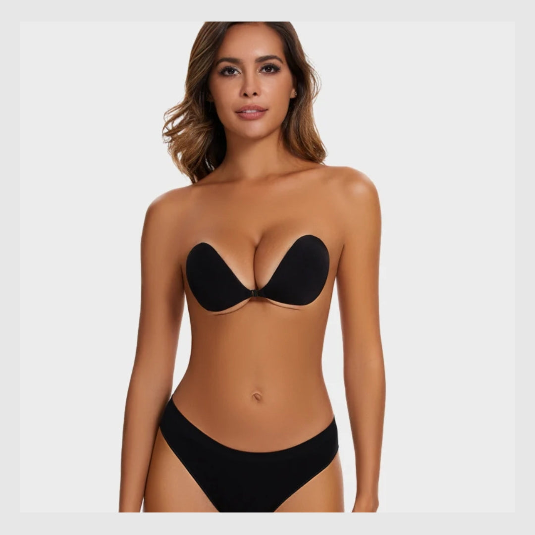 VelvaLift™-Soutien-gorge push-up invisible adhésif à fermeture frontale