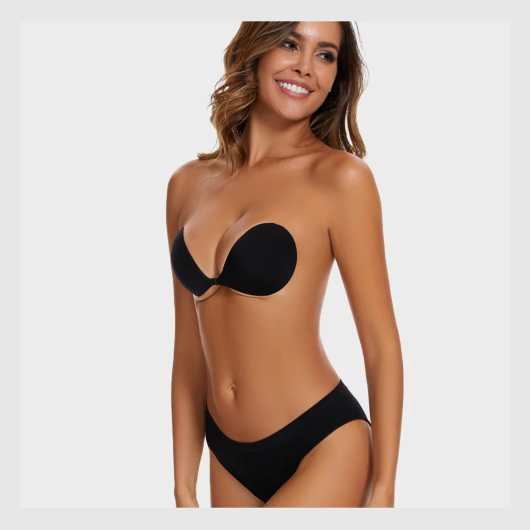 VelvaLift™-Soutien-gorge push-up invisible adhésif à fermeture frontale