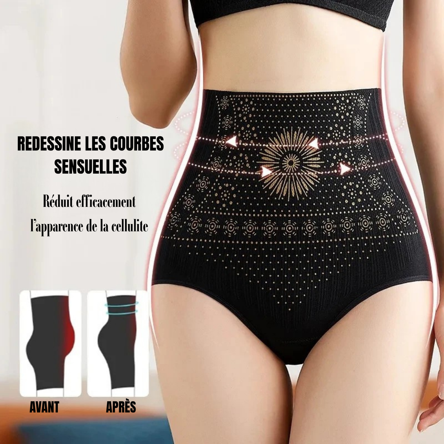 Silunéa™ – Short Sculptant Taille Haute Confort 360°