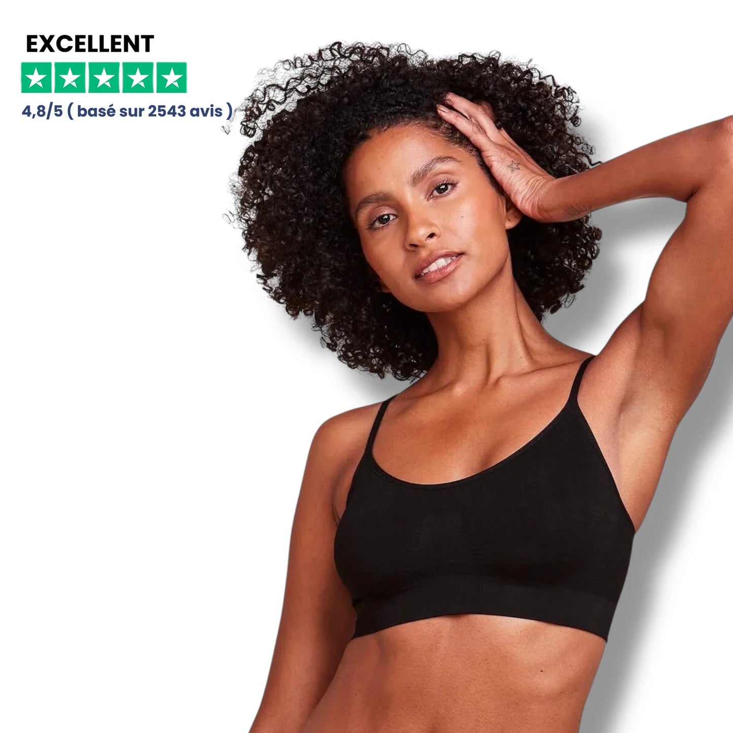 Brassière Massante Sculptéa™ Taille ajustable (convient aux bonnets A à E)