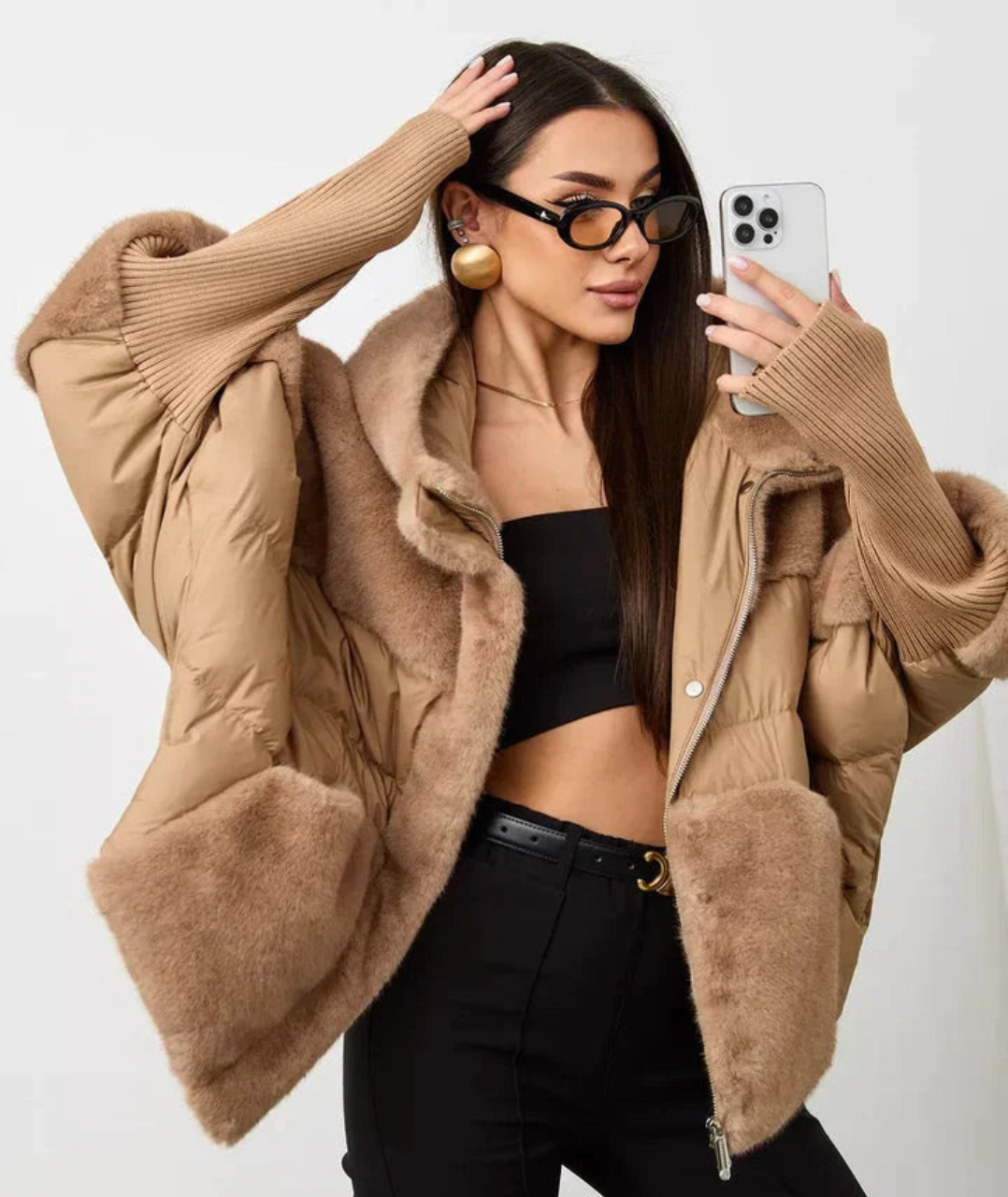 Vento™ – Veste Bomber à Capuche, Alliant Style et Confort