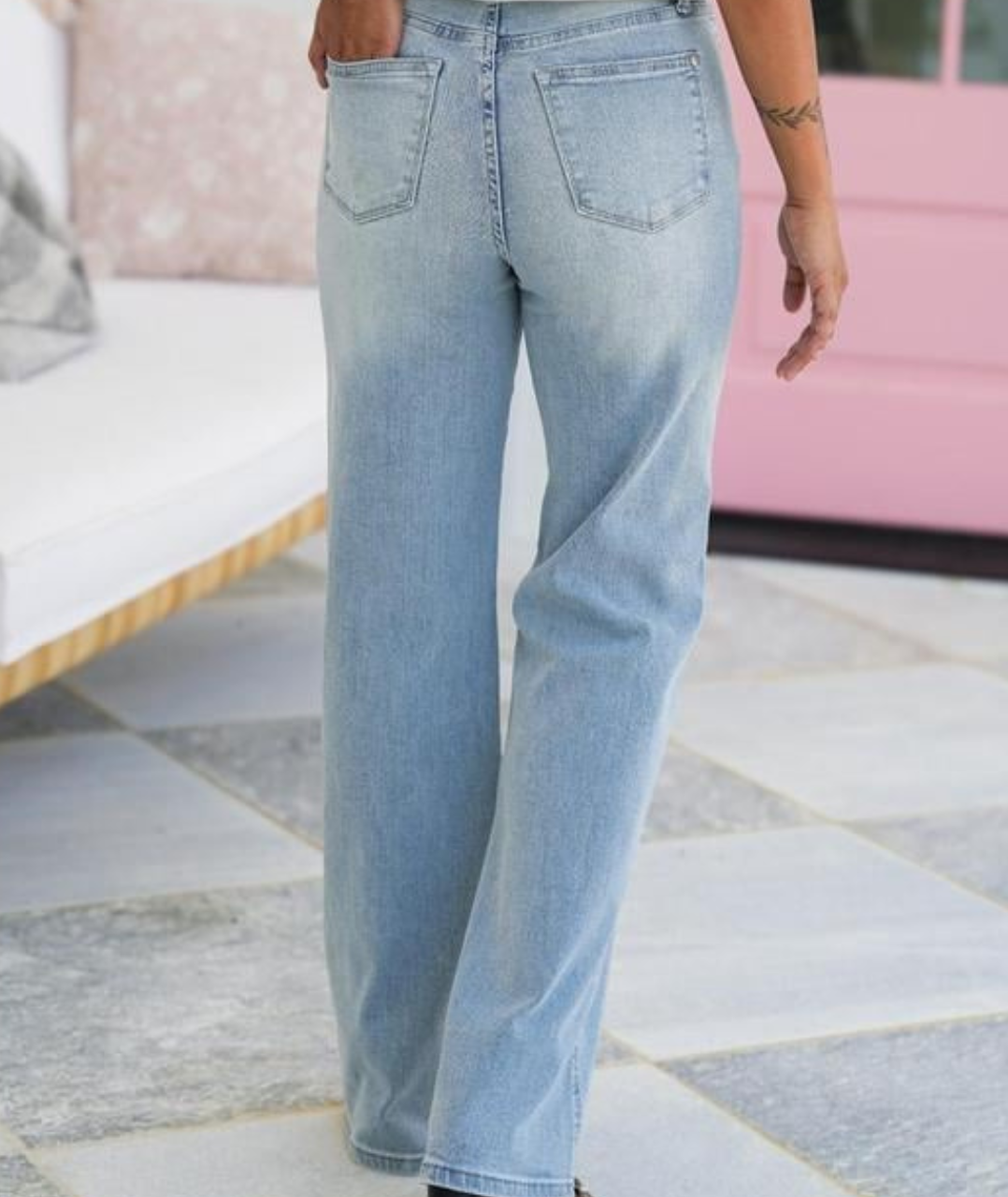 ÉléganceFit™ – Jean Taille Haute Vintage à Contrôle du Ventre, Coupe Droite