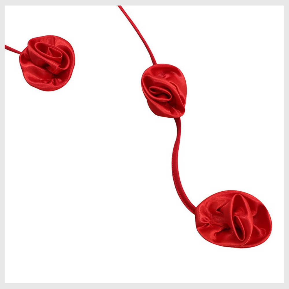 Clara™ - Robe fronde décorée de fleurs