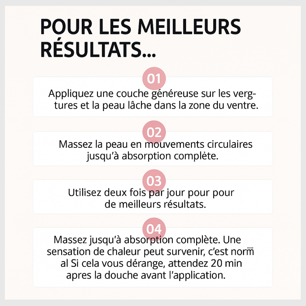 La crème raffermissante pour le ventre B FLAT