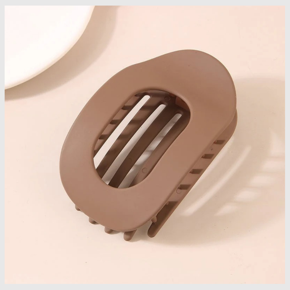 Pince à cheveux de couleur unie