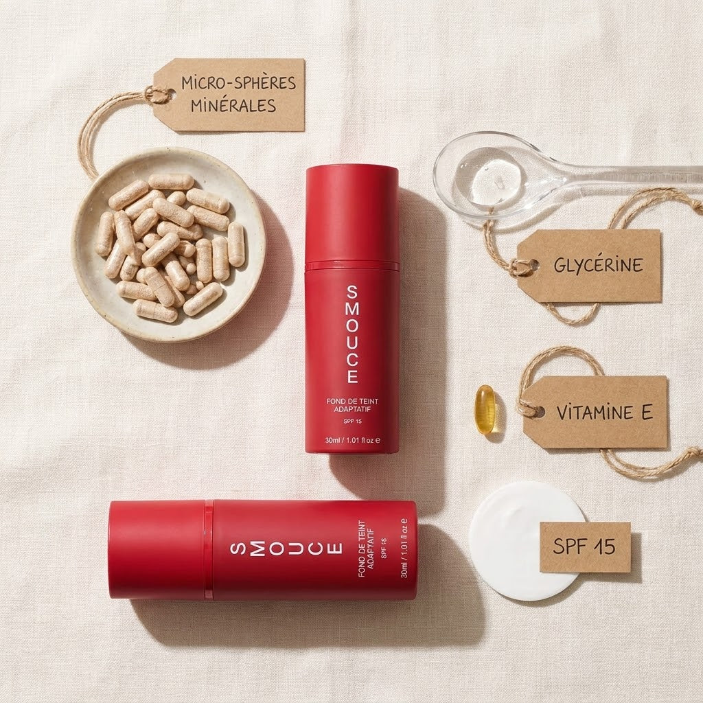 smouce | Fond de Teint Adaptatif Anti-Âge SPF 15 - 30ml