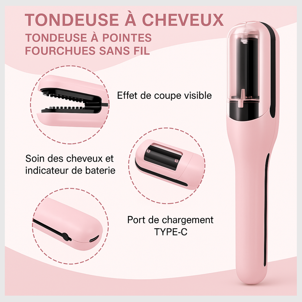 SilkiLiss™ – Coupe-Pointes Réparateur Sans Perte de Longueur