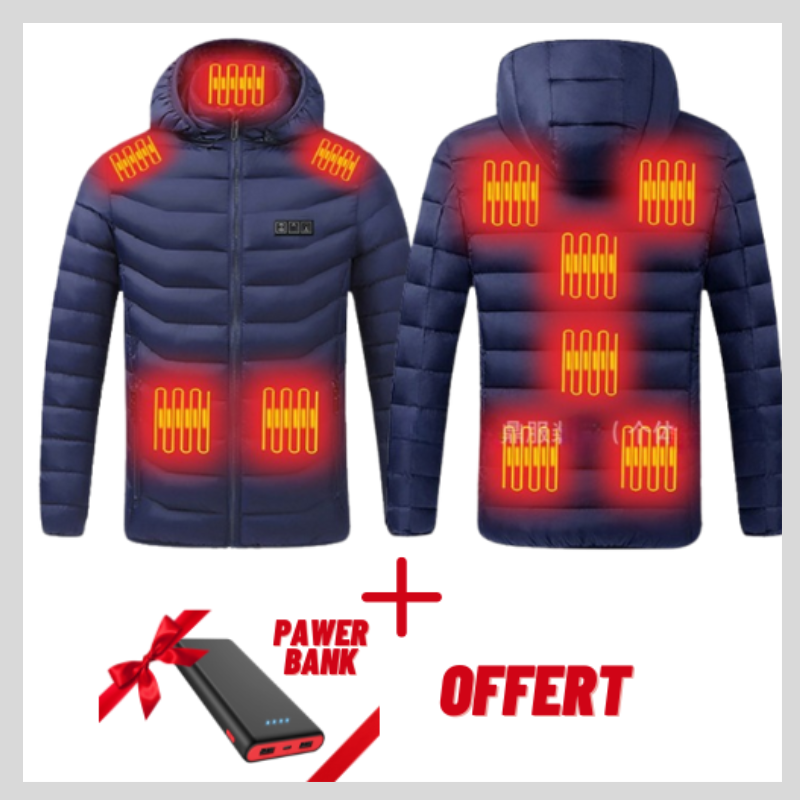 Veste Chauffante USB avec Power Bank offerte – Quebecelle™️