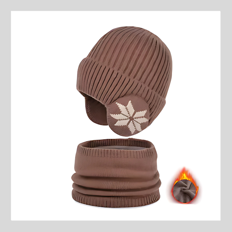 Ensembles d'écharpe de chapeau et de bonnet d'hiver