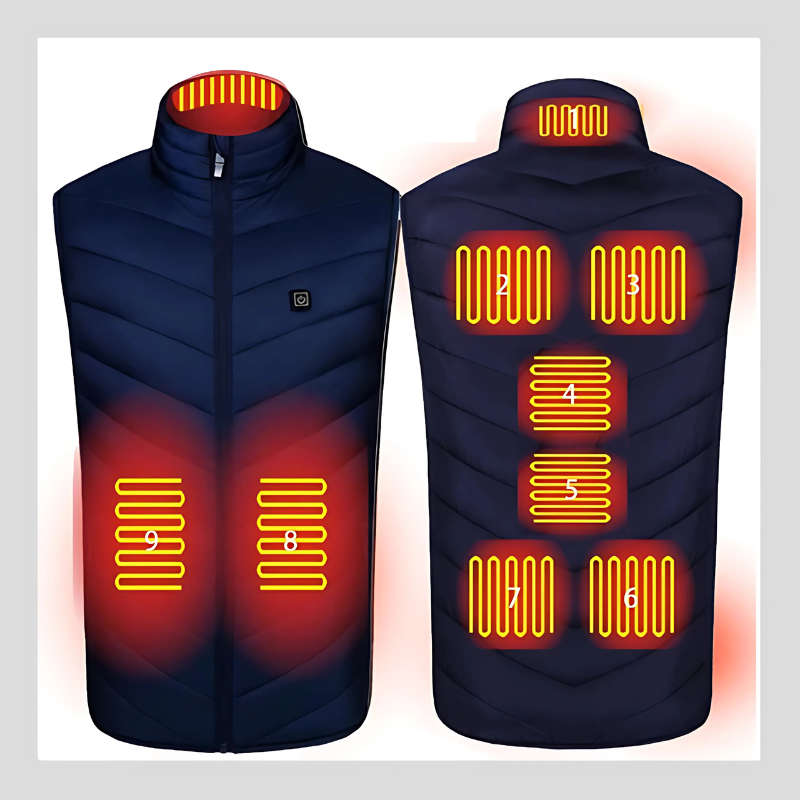 Nouveau gilet chauffant unisexe 2024