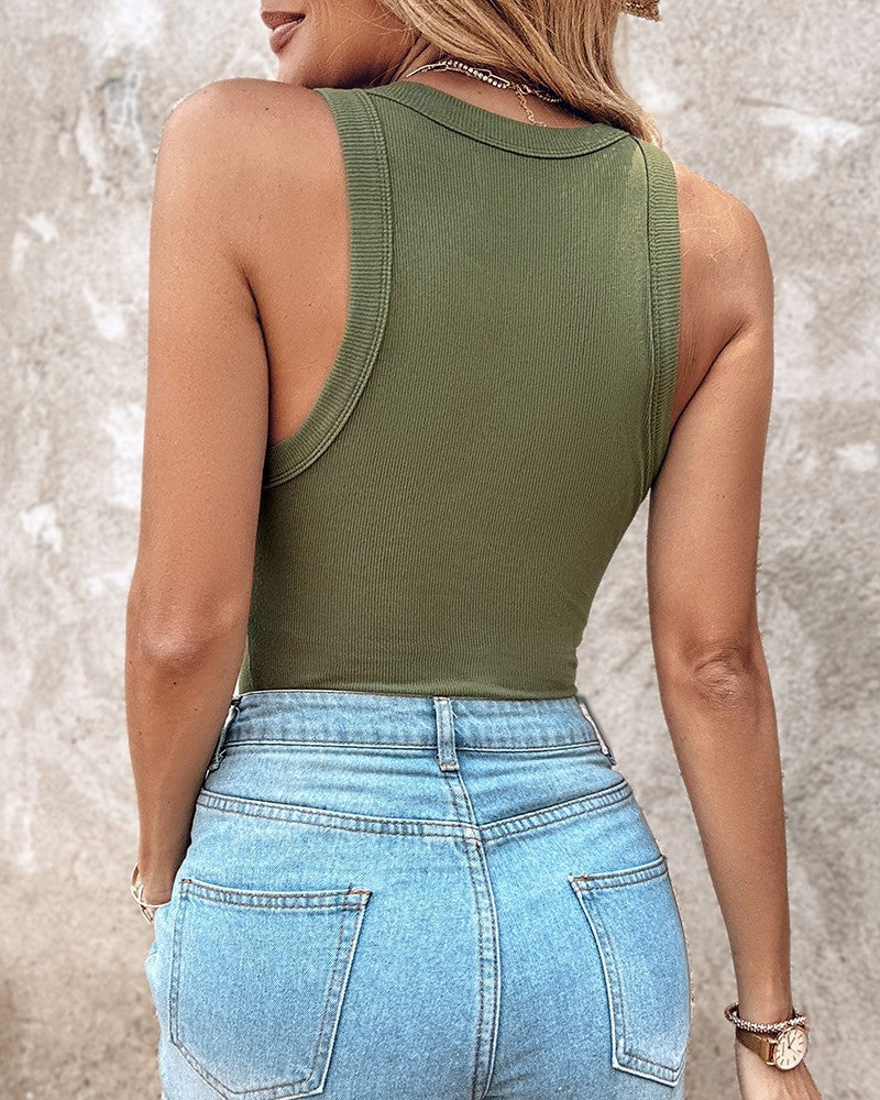 Débardeur Athlétique avec Soutien-Gorge Intégré