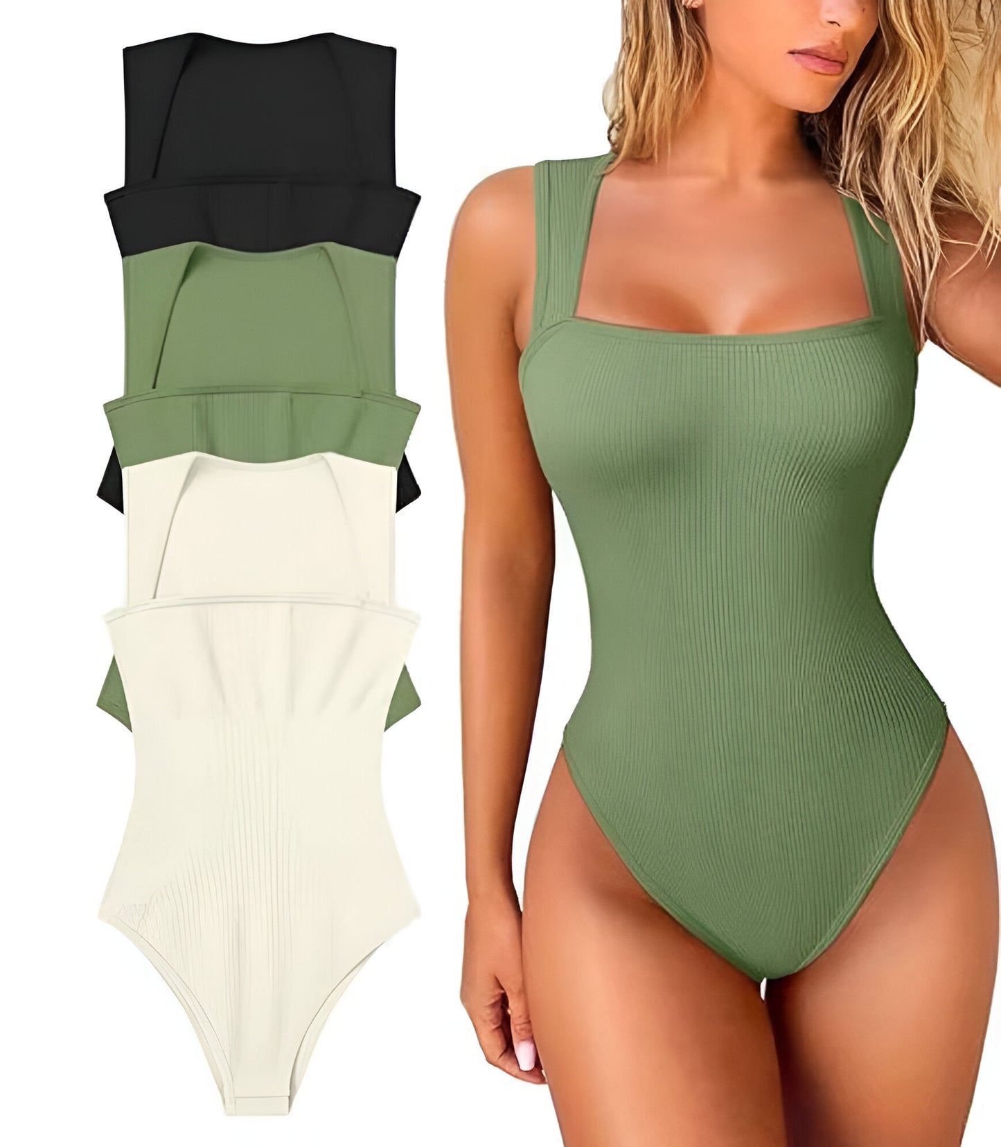Débardeur sans manches gainant pour ventre plat – body intégral
