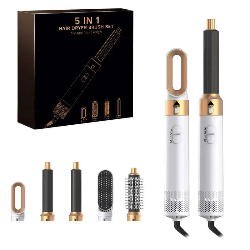 Le StyleAir™ 5-en-1 : L'outil Tout-en-Un pour des Cheveux Parfaits