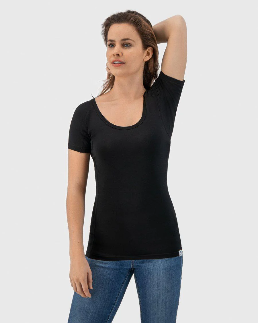 T-shirt anti-transpiration pour femme