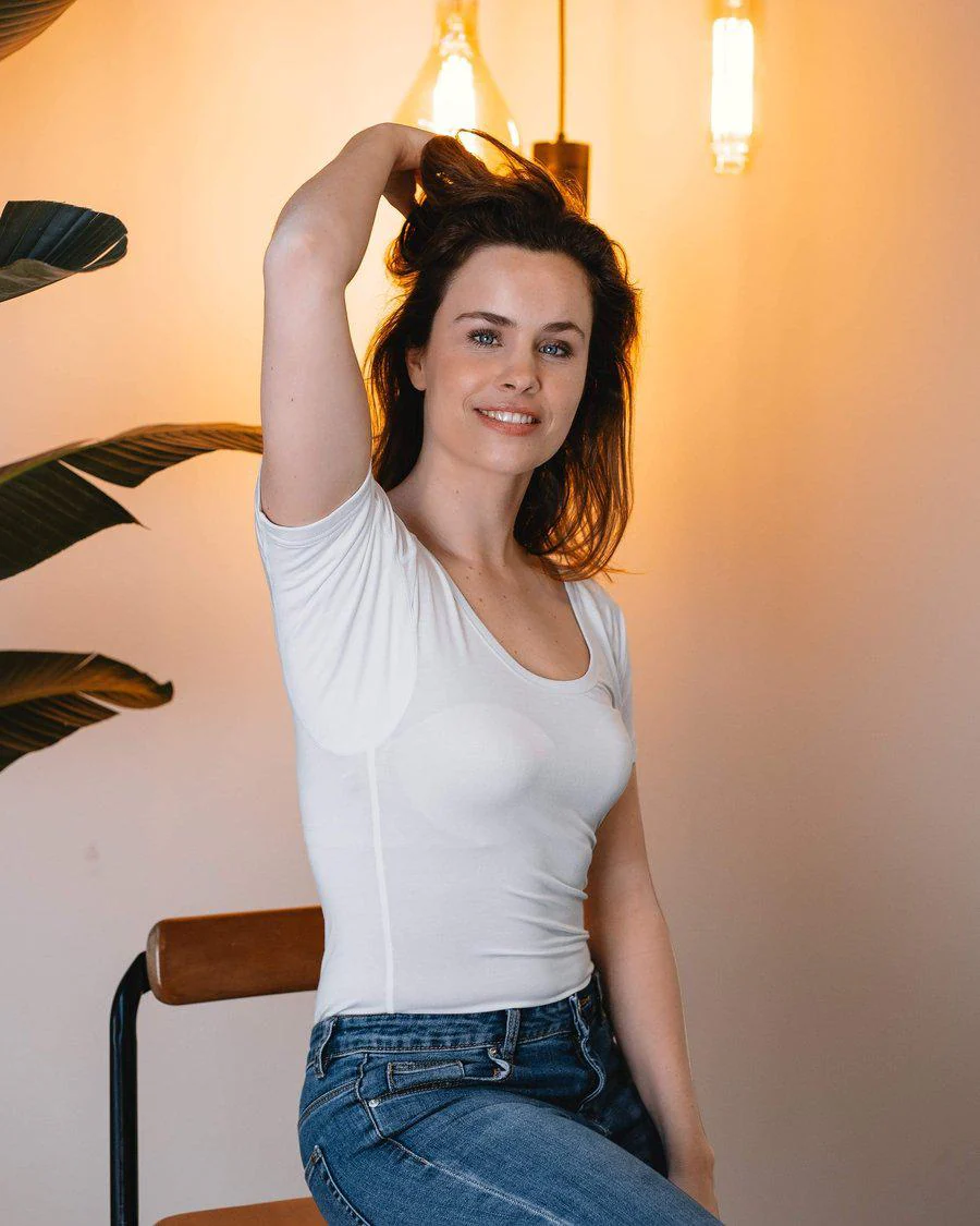T-shirt anti-transpiration pour femme