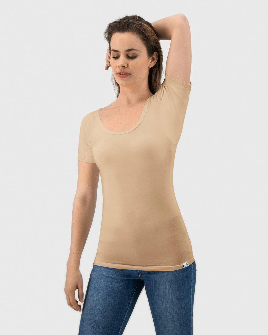 T-shirt anti-transpiration pour femme