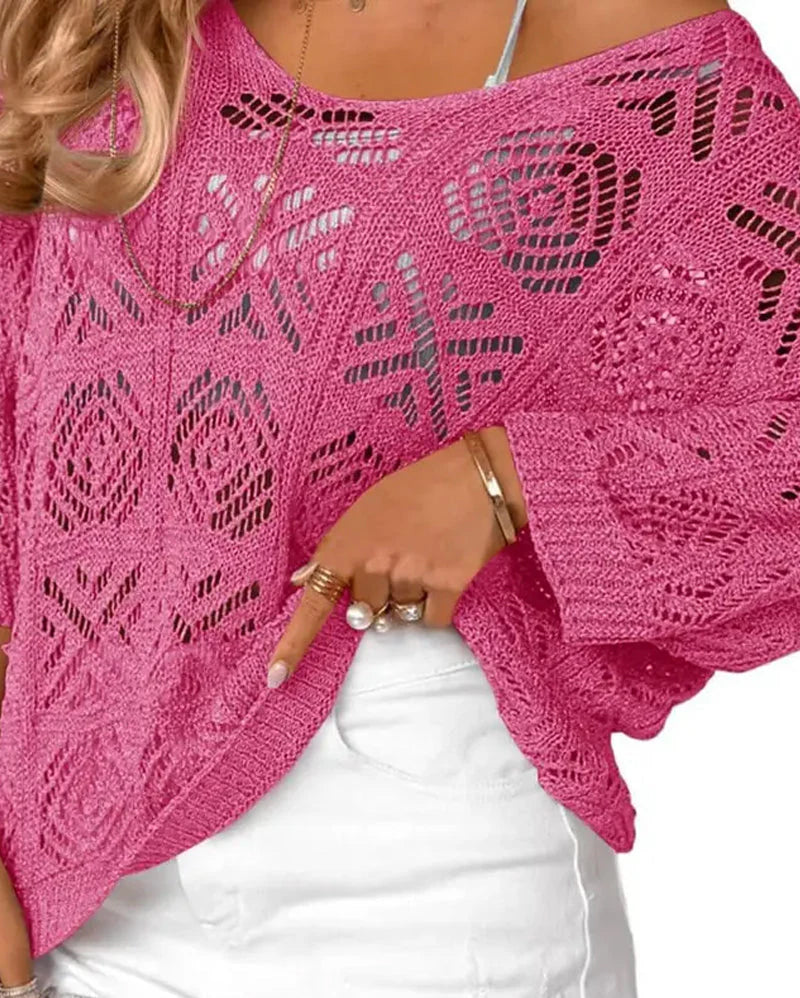 Bohélia™ – Haut Crochet Bohème Léger & Flatteur