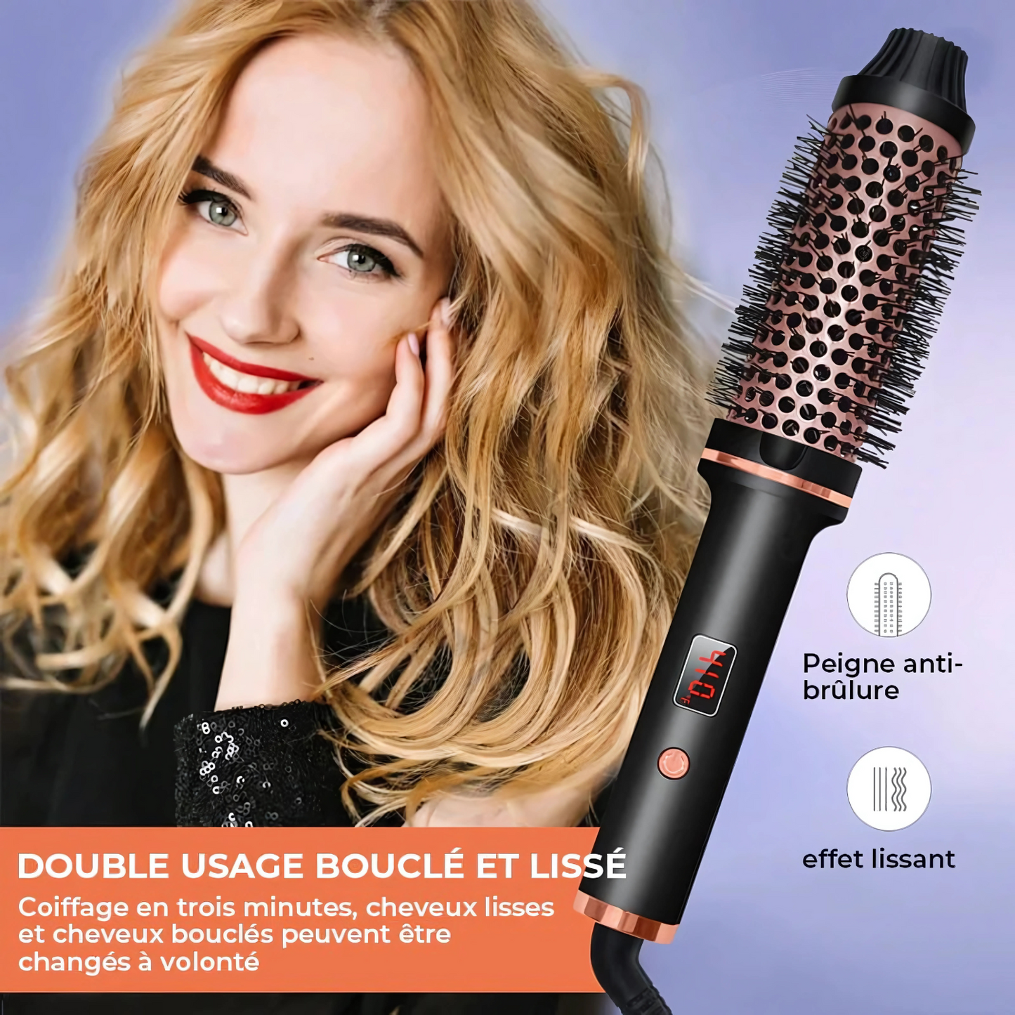 Curluxe™ - Brosse thermique 3 en 1