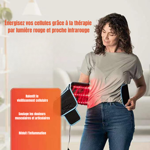 LumiRelief – Ceinture de Bien-Être à Lumière Douce