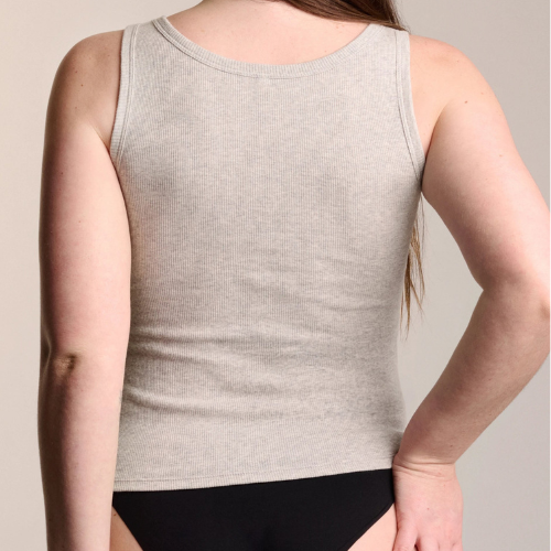 Top Côtelé Sans-Soutif — Brassière Intégrée