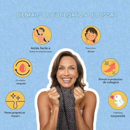 Serviette Exfoliante Longue Portée Antibactérienne