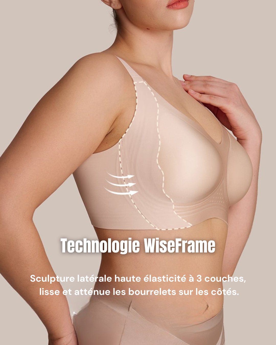 Vellia Liberté — Soutien-Gorge Sans Armature à Large Bande