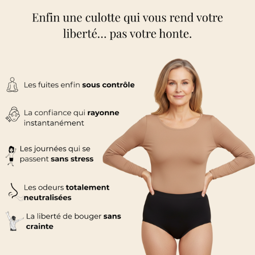 Éloria™ – Culotte Absorbante Élégante & Rassurante.