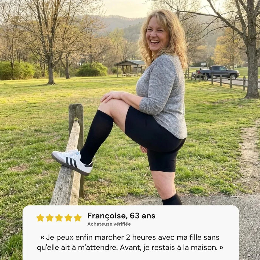Chaussettes de Compression Hautes - Jambes Légères