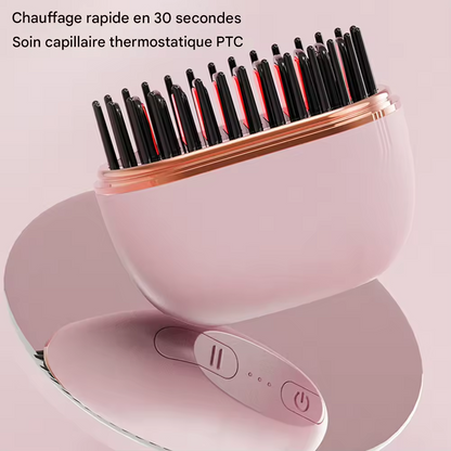 Glossy™ – Mini Peigne Lissant Sans Fil