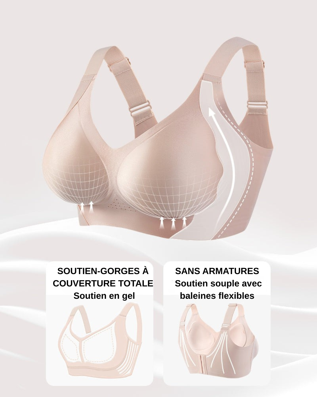 Vellia Liberté — Soutien-Gorge Sans Armature à Large Bande