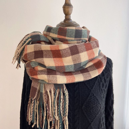 Célestia™ – Écharpe Cachemire Chic & Chaleur Absolue.