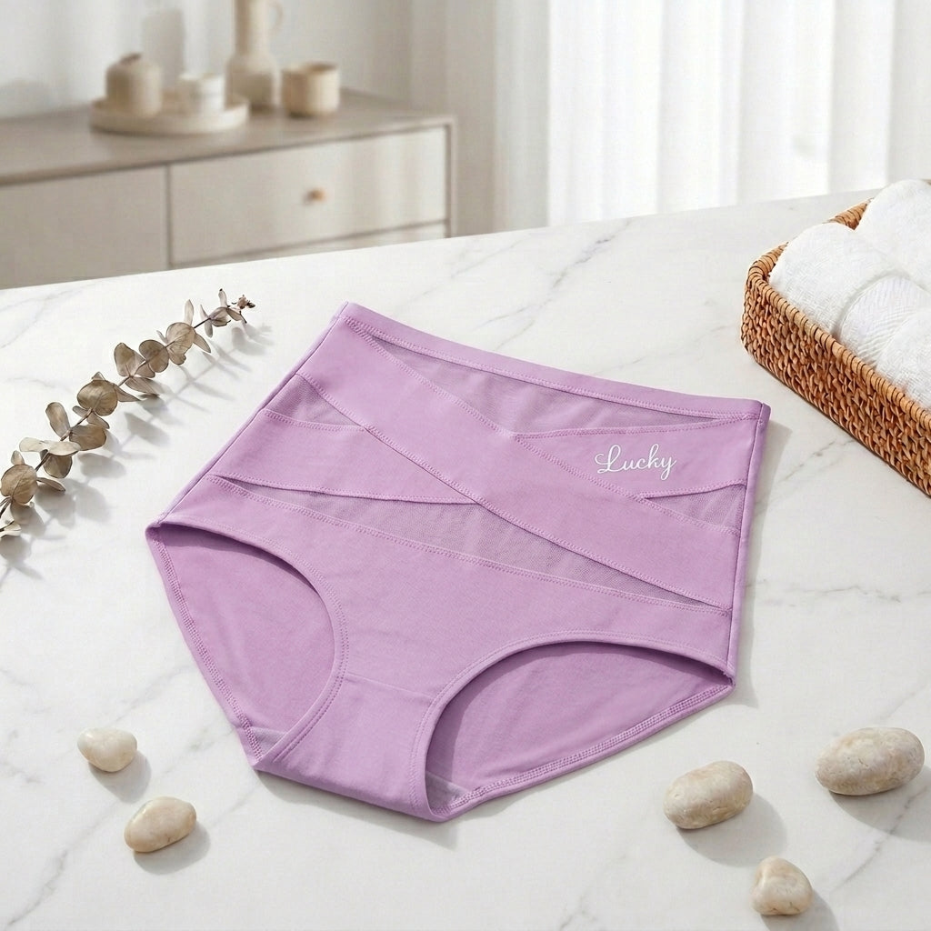 SiluVéa™ – Culotte Gainante Taille Haute Confort Sculptant