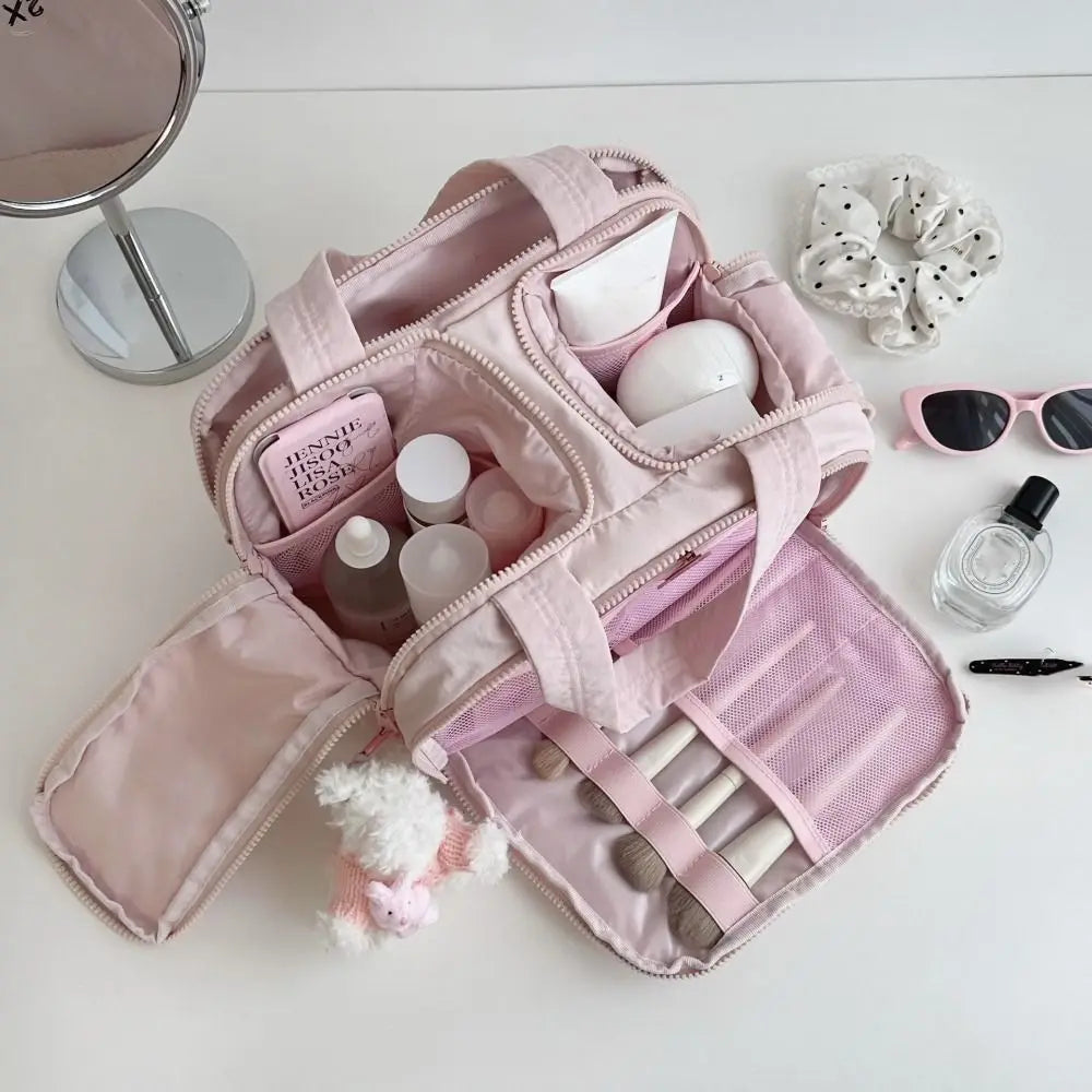 Voyagia™ – Trousse de Toilette 4-en-1 Ultra Pratique et Compacte
