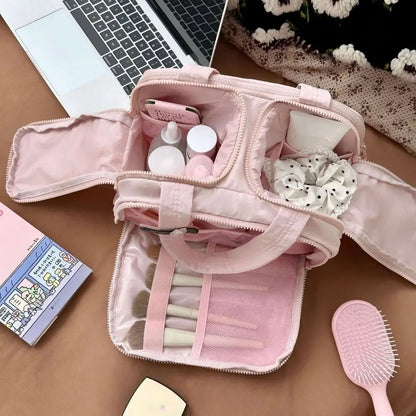 Voyagia™ – Trousse de Toilette 4-en-1 Ultra Pratique et Compacte