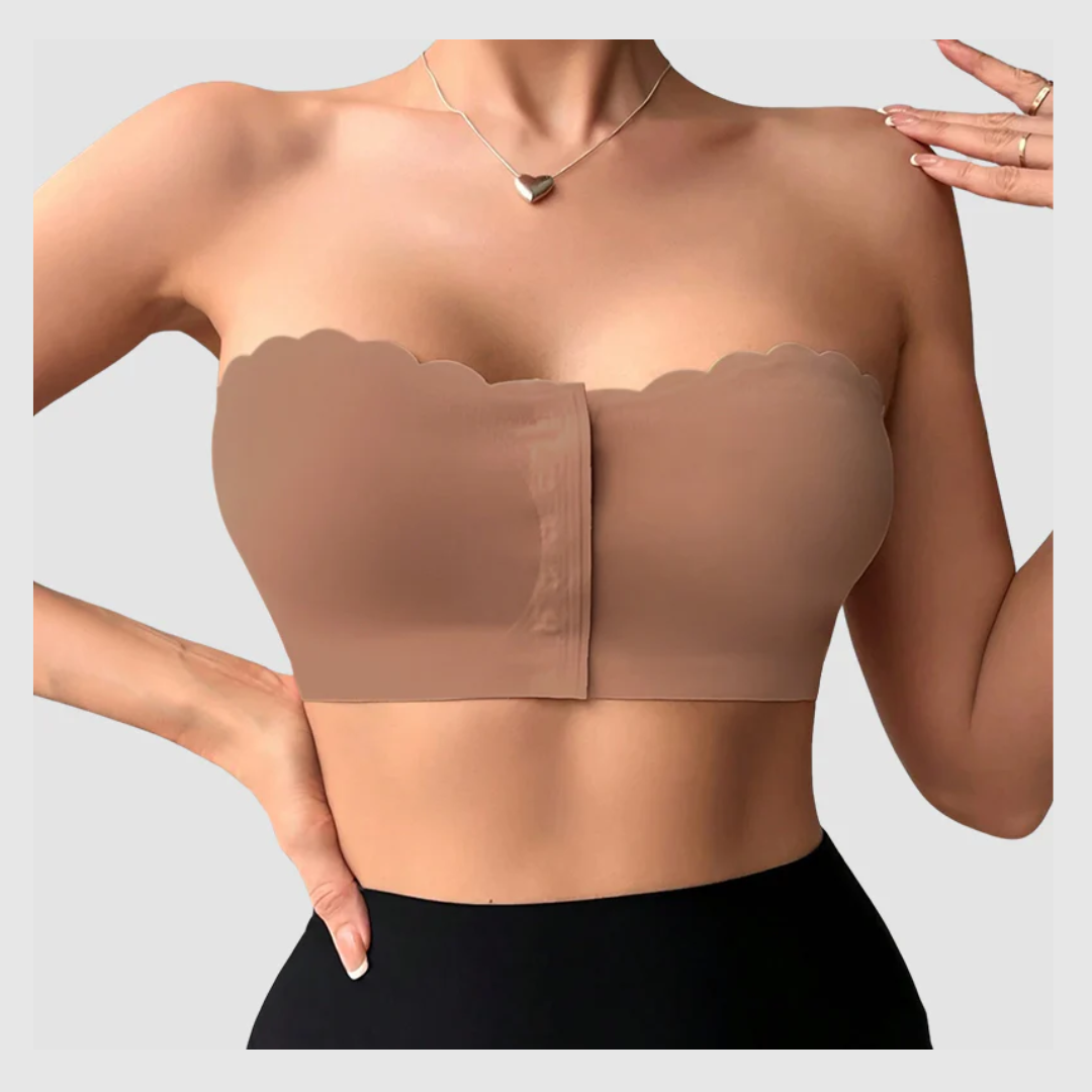Bralette Femme Confortable, Respirante et Agrafes Frontales