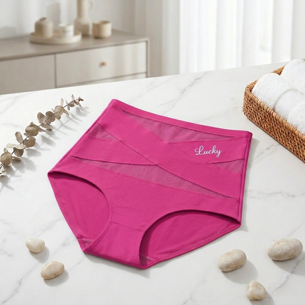 SiluVéa™ – Culotte Gainante Taille Haute Confort Sculptant