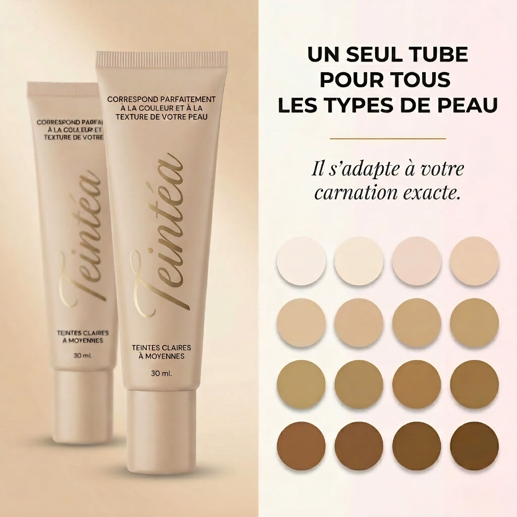 Teintéa™ – Fond de Teint Intelligent Adaptatif