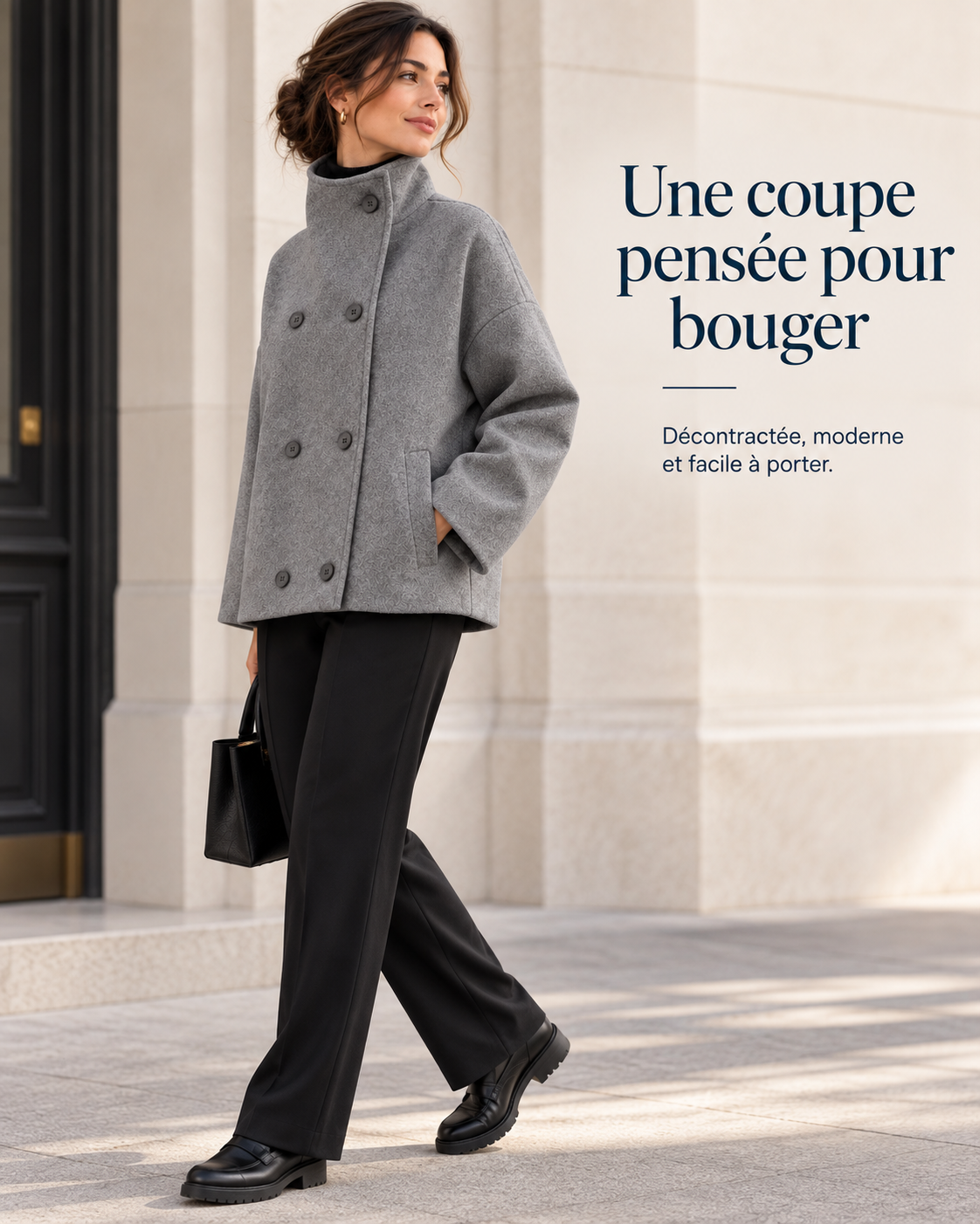 Élodie™ — Veste chaude à col montant pour femme