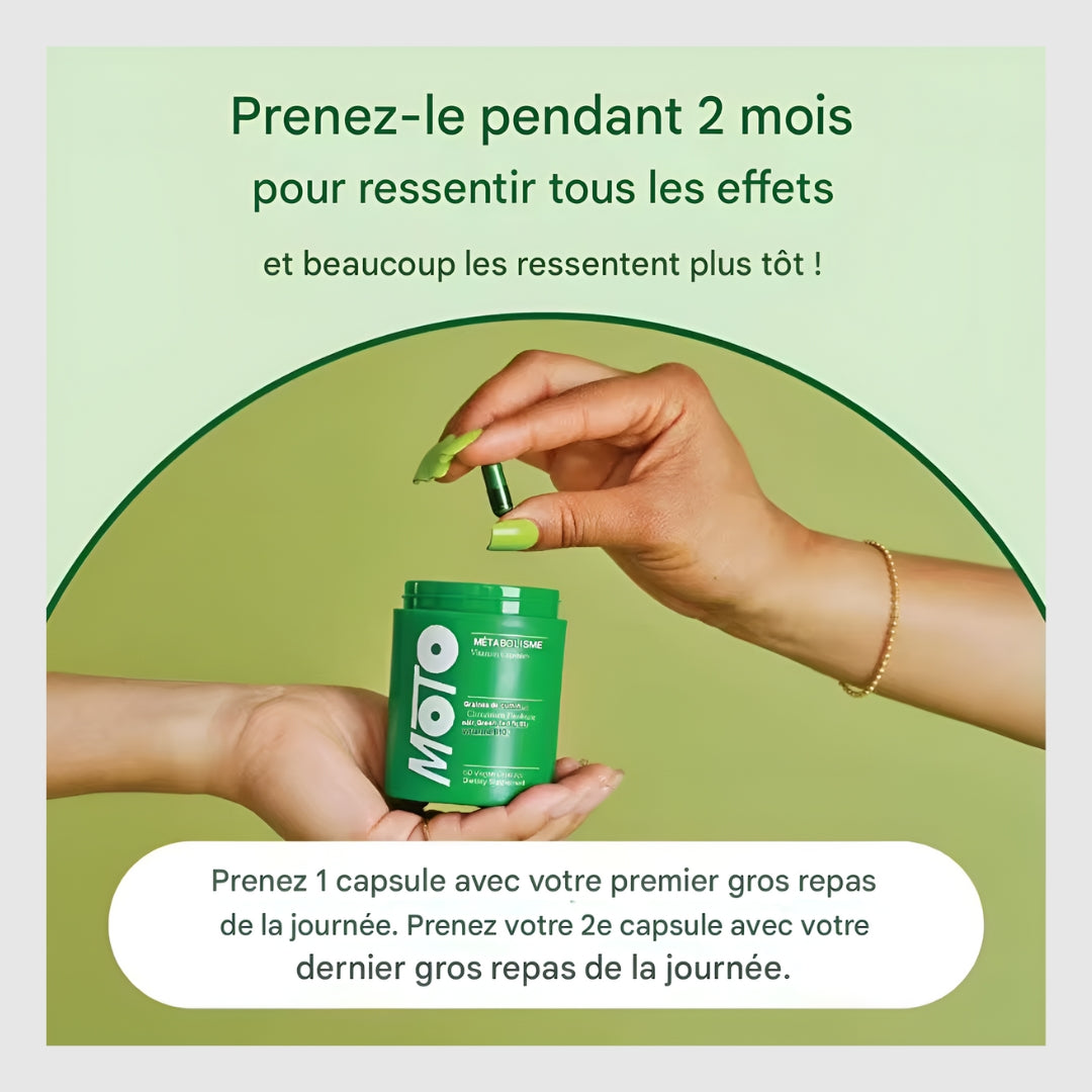 Moto - capsules stimulant le métabolisme