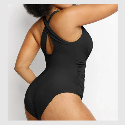 AquaSculpt™ -Maillot de Bain Plongeant – Sublimez Votre Silhouette