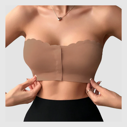 Bralette Femme Confortable, Respirante et Agrafes Frontales