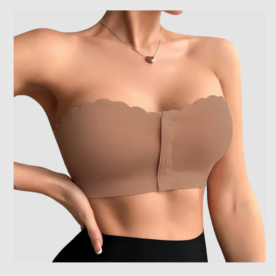 Bralette Femme Confortable, Respirante et Agrafes Frontales