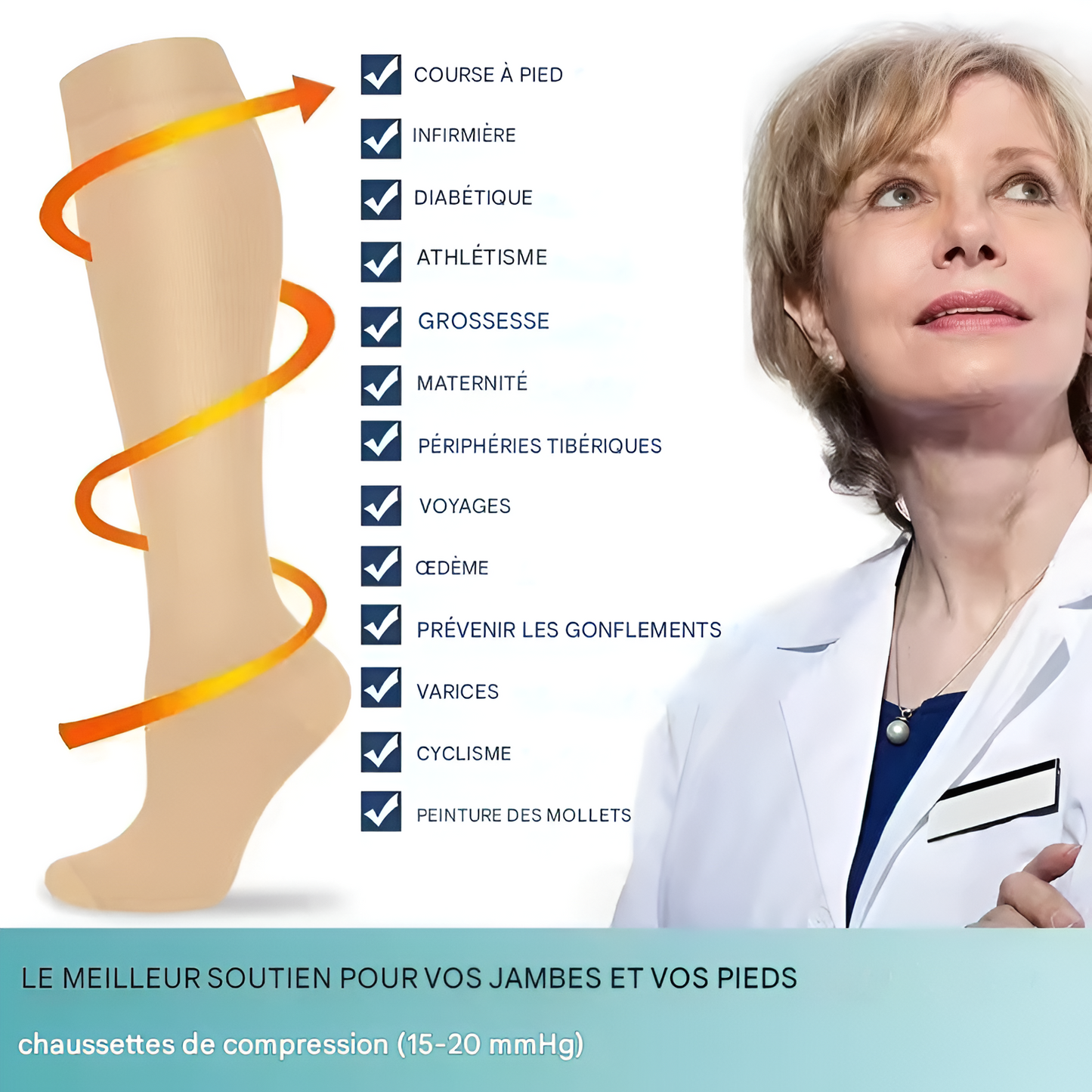 Medichausse™ – Bas de Compression Confort+