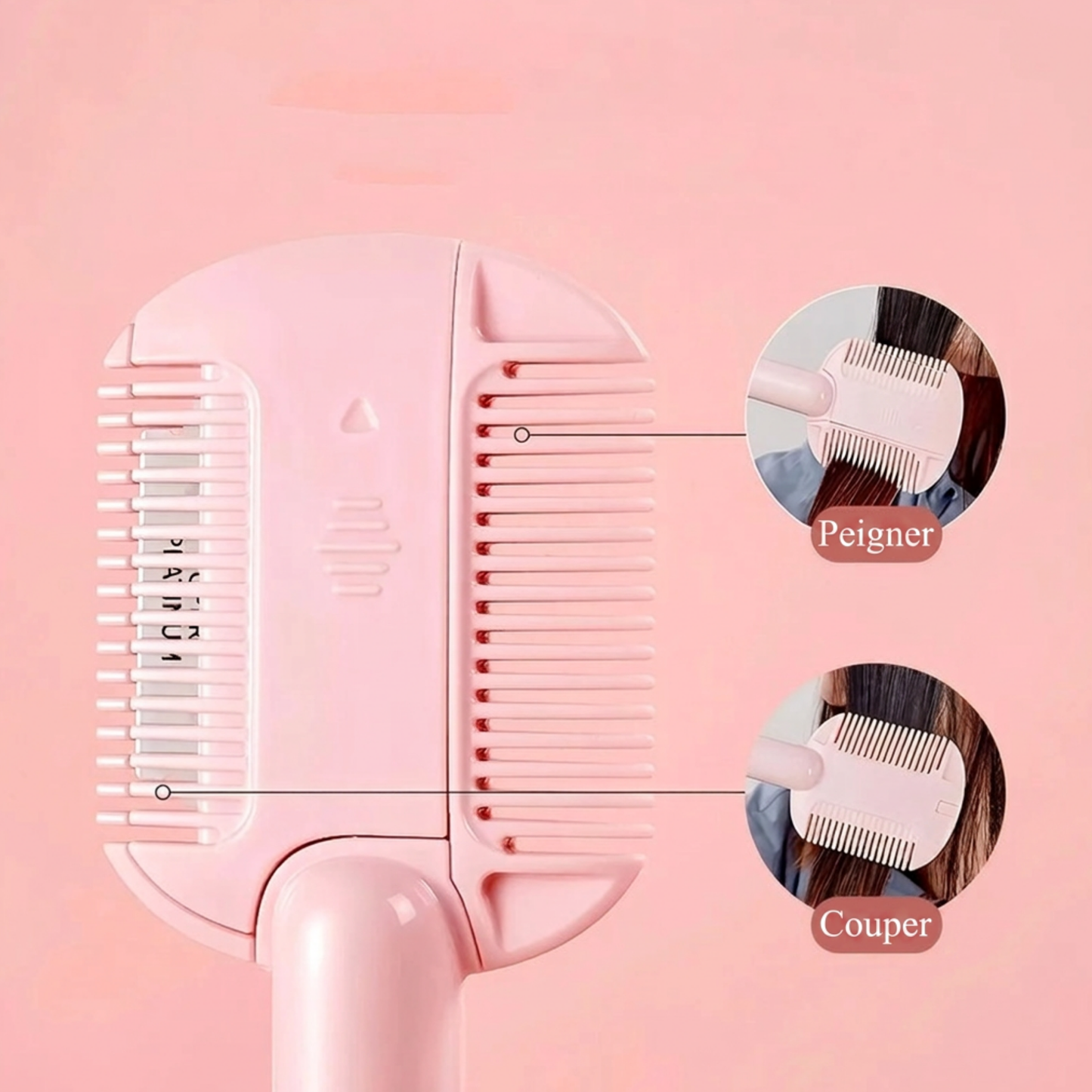 Peigne Effileur ProCoupe™ 2-en-1 – Coupe & Effilage de Précision à la Maison