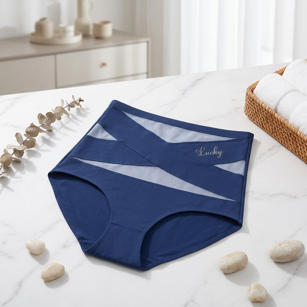 SiluVéa™ – Culotte Gainante Taille Haute Confort Sculptant