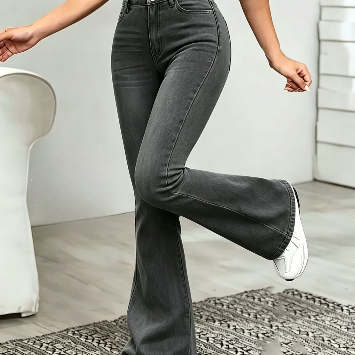 Jean Extra Flare Taille Haute – Coupe Flatteuse & Style Assumé
